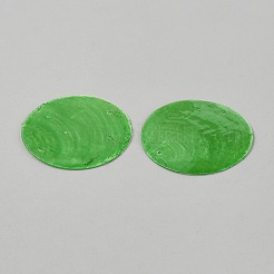 Natürliche Capiz Shell Anhänger&nbsp;SHEL-WH20005-01B