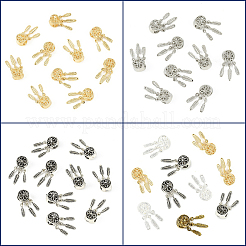 10pcs perles européennes en alliage&nbsp;FIND-YW0009-83