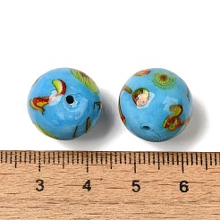 Perles vernissées manuelles&nbsp;LAMP-C016-04E-17