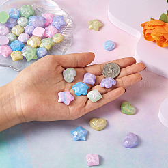50 Stück 25 Arten undurchsichtige Harz Cabochons&nbsp;CRES-BT0001-04