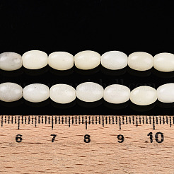 Natürliche weiße afrikanische Opalkorne Stränge&nbsp;G-N346-02B-10
