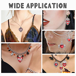 36 pz 18 stili pendenti in lega di zinco smaltati in stile gotico&nbsp;ENAM-AR0001-94