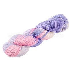 1 écheveau de fil teint en segments arc-en-ciel 80 % laine 20 % fibre acrylique&nbsp;OCOR-TA0003-02C