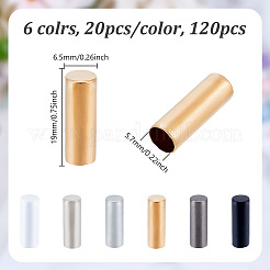 120 stücke 6 farben legierung bekleidungs zubehör ornament zubehör&nbsp;DIY-GA0002-64