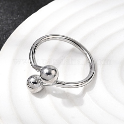 Offene Manschettenringe aus 304 Edelstahl für Damen&nbsp;RJEW-K313-19P