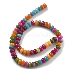 Natürliche weiße Jade perlen Stränge&nbsp;G-E507-01O