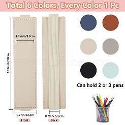 6 portapenne in similpelle 6 colori&nbsp;ABAG-CP0001-15B