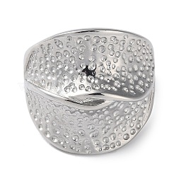 Anillos de banda ancha de acero inoxidable 304 que no se deslustran para mujer&nbsp;RJEW-P095-03P