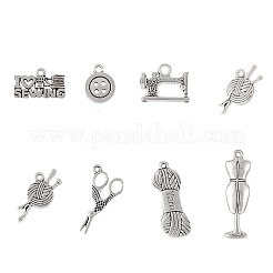 Pendentifs en alliage de style tibétain&nbsp;TIBEP-FP0001-07