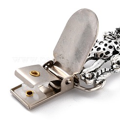 Vintage-Legierung mit Strass-Cardigan-Clips&nbsp;JEWB-B002-07AS