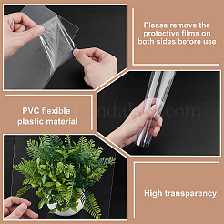Láminas de plástico cuadradas&nbsp;DIY-WH0061-031B