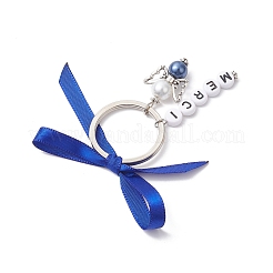 Engel Glasperlen & Acrylperlen Charms Schlüsselanhänger&nbsp;KEYC-PH01054-05A