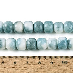 Colliers de perles de verre teintées à effet ombré&nbsp;GLAA-N067-01A-04