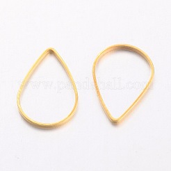 Anneaux connecteurs en laiton&nbsp;X-EC03111x16mm-G