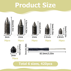 420 tornillo de acero al carbono liso&nbsp;FIND-HS0002-26B