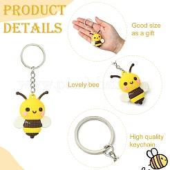 DIY Bienen Schlüsselanhänger Bastelset&nbsp;DIY-YW0012-49