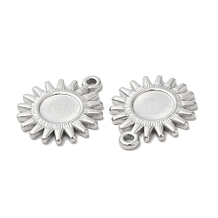 Cabochon pendenti in acciaio inossidabile 304 anti-ossidazione&nbsp;LS-STAS-L020-012P