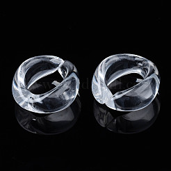 Transparentem Acryl Verknüpfung Ringe&nbsp;TACR-S159-03