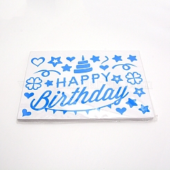 Wasserdichter selbstklebender PVC-Aufkleber mit Happy Birthday-Thema&nbsp;DIY-WH0209-44B