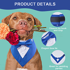 Pañuelo de poliéster para mascotas&nbsp;AJEW-WH20009-28A