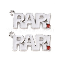Pendentifs en émail d'alliage de placage de support de thème de noël&nbsp;PALLOY-O109-42P
