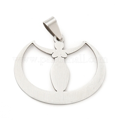 Pendentifs en acier inoxydable 201 anti-ternissement&nbsp;STAS-D190-18P