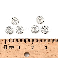 Grade ottone a strass distanziatore perline&nbsp;RB-A014-Z6mm-01S