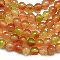 Malaysia naturale perle di giada fili&nbsp;G-L645-C01-4mm-25