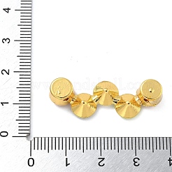 Gestellbeschichtung Messing Emaille Böse Augen Verbinder Charms&nbsp;KK-A234-025G