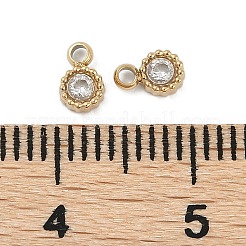 Colgantes de circonita cúbica micropavé de acero inoxidable 304&nbsp;STAS-I325-024G