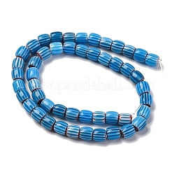 Fili di perline a lume lavorate a mano con motivo chevron&nbsp;X-LAMP-K041-01B-07