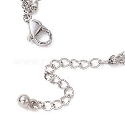 Ringarmbänder aus 304 Edelstahl&nbsp;BJEW-JB11486-02
