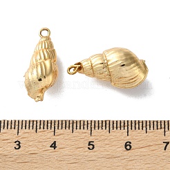 Pendenti in conchiglia naturale elettrolitica&nbsp;SSHEL-B002-01G-01