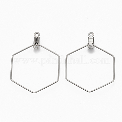 Pendenti in filo di acciaio inossidabile 304 anti-ossidazione&nbsp;X-STAS-T051-006