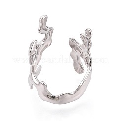 Anelli aperti con polsino in acciaio inossidabile 304 per donna&nbsp;RJEW-N052-21P