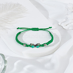 Bracelet à maillons papillon en alliage 1 pièce&nbsp;BJEW-LP0004-25E