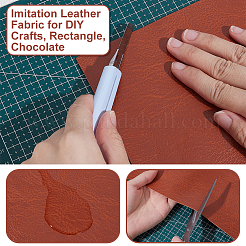 Tessuto in finta pelle per l'artigianato fai da te&nbsp;DIY-WH0591-069B