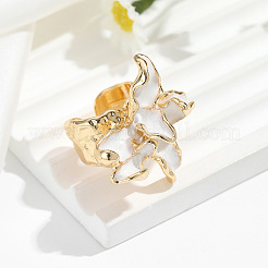 Anillos abiertos de aleación esmaltada para mujer&nbsp;WG41D5A-01