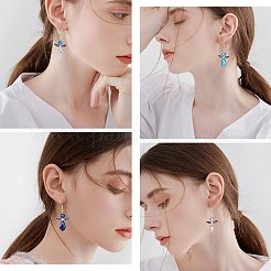 Kit de fabricación de aretes de cuentas facetadas de diy&nbsp;DIY-SZ0007-70