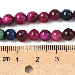 Brins de perles en œil de tigre naturel de qualité ab&nbsp;G-F591-18-6mm-06