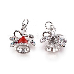 Colgante micropavé cubic zirconia de latón&nbsp;ZIRC-I028-13P