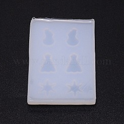 Weihnachtsthema DIY Ohrring Silikonformen&nbsp;DIY-TAC0013-29