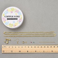 Fabrication de boucles d'oreilles DIY&nbsp;DIY-JP0003-75G