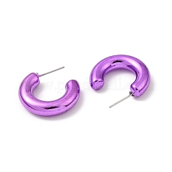 Ringohrstecker aus Acryl&nbsp;EJEW-P251-36