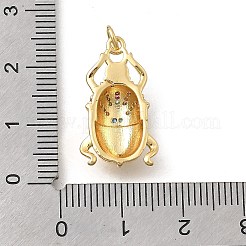 Ottone micro spianare pendenti zirconi&nbsp;KK-D431-074B-02
