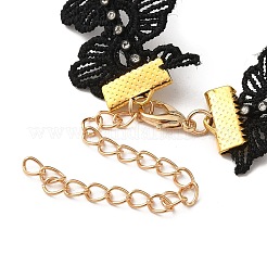 Chokerhalsketten aus Polyesterspitze&nbsp;NJEW-M210-01A