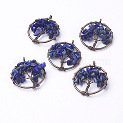 Natürliche Lapislazuli Anhänger&nbsp;G-E419-01R