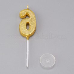 Candele dorate di paraffina&nbsp;DIY-K028-A-06