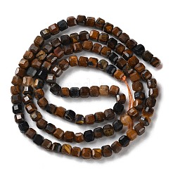 Natürlichen Tigerauge Perlen Stränge&nbsp;LS-G-P500-02B-01