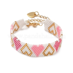 Bracelets en perles de verre pour femmes&nbsp;BJEW-MZ00213